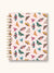 Floral Moths Tabbed Spiral Notebook