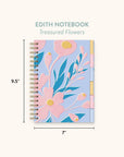 Treasured Flowers Edith Notebook