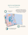 Treasured Flowers Edith Notebook