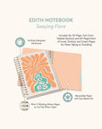 Swaying Flora Edith Notebook