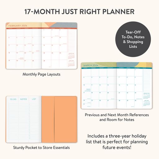 Orange Circle Studio, Life in Lilac Monthly 2024 Pocket Planner