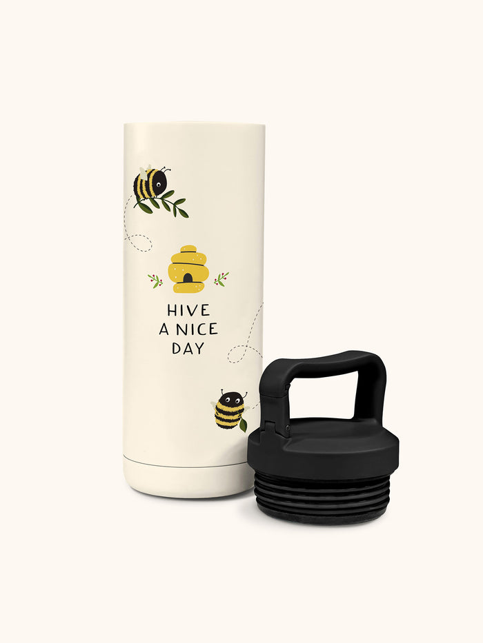 Hive a Nice Day Snap-Hook Water Bottle