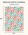 Lasting Love Medium Coptic-Bound Journal