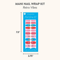 Retro Vibes Mani Nail Wrap Kit