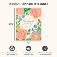 2024 Bella Flora Just Right Monthly Planner
