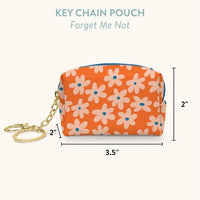 Forget Me Not Key Chain Pouch