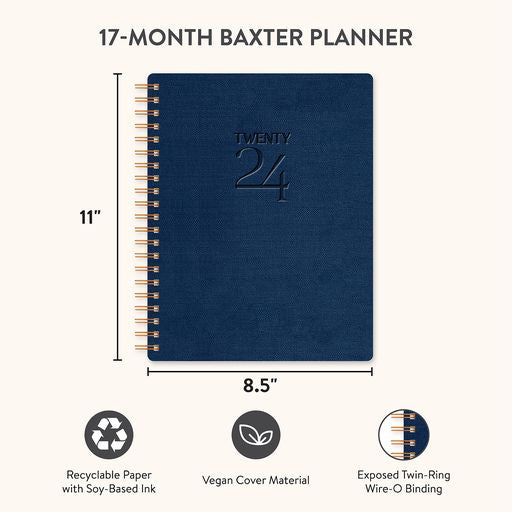 2024 Oxford Blue Baxter Planner