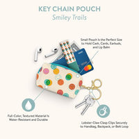Smiley Trails Key Chain Pouch