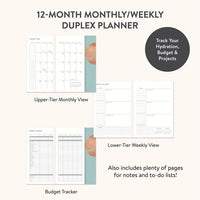 2024 Concept Monthly/Weekly Duplex Planner
