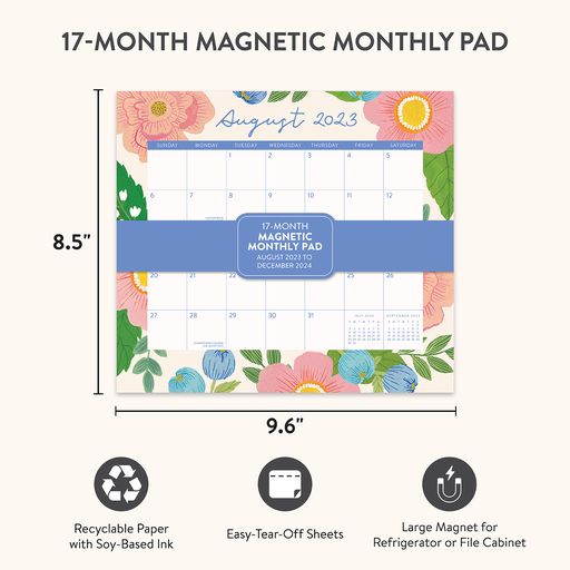 2024 Bella Flora Magnetic Monthly Pad