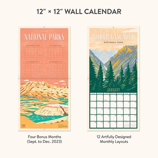 2024 National Parks 12" x 12" Wall Calendar