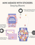 Swaying Blooms Mini Memo with Stickers