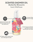 Butterfly Blossoms Scented Shower Oil