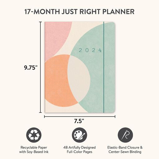 2024 Find Balance Just Right Monthly Planner