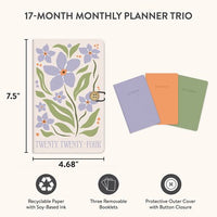 2024 Flower Market Monthly Planner Trio