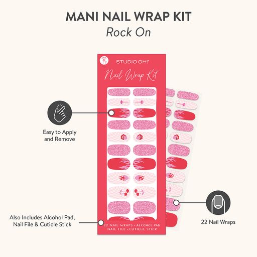 Rock on Mani Nail Wrap Kit