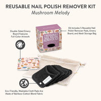 Mushroom Melody Nail Polish Remover Kit