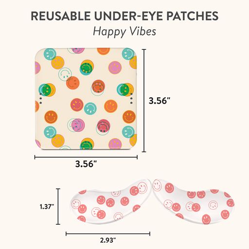 Happy Vibes Reusable Under-Eye Patches