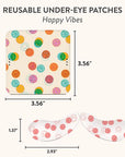 Happy Vibes Reusable Under-Eye Patches