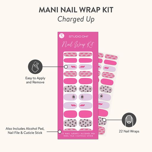 Charged Up Mani Nail Wrap Kit