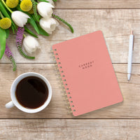 Current Mood (Coral Pink) Agatha Notebook