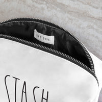 Rae Dunn STASH Loaf Cosmetic Bag