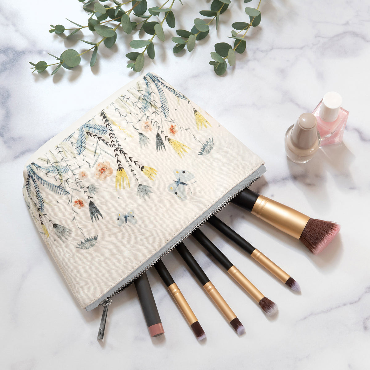 Wildflowers Clutch Cosmetic Bag
