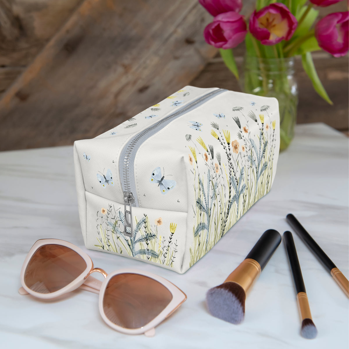 Wildflowers Loaf Cosmetic Bag