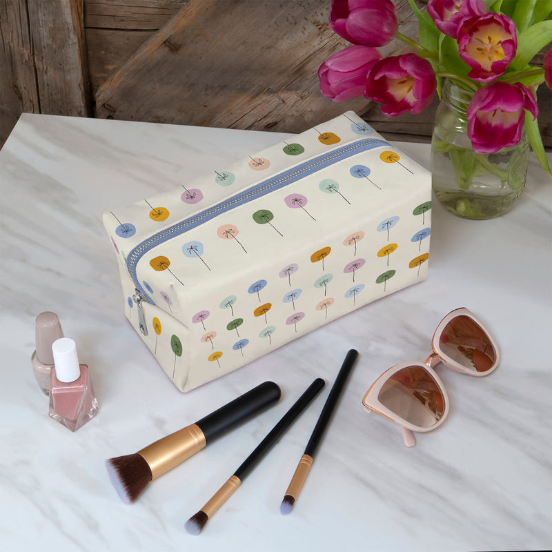 Dotted Palms Loaf Cosmetic Bag