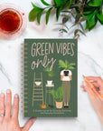 Green Vibes Only Guided Journal