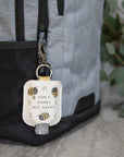 Don't Worry Bee Happy Hand-Sanitizer Holder with Travel Bottle