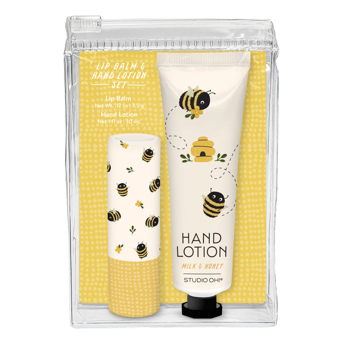 Buzzy Bees Lip Balm & Hand Lotion Set