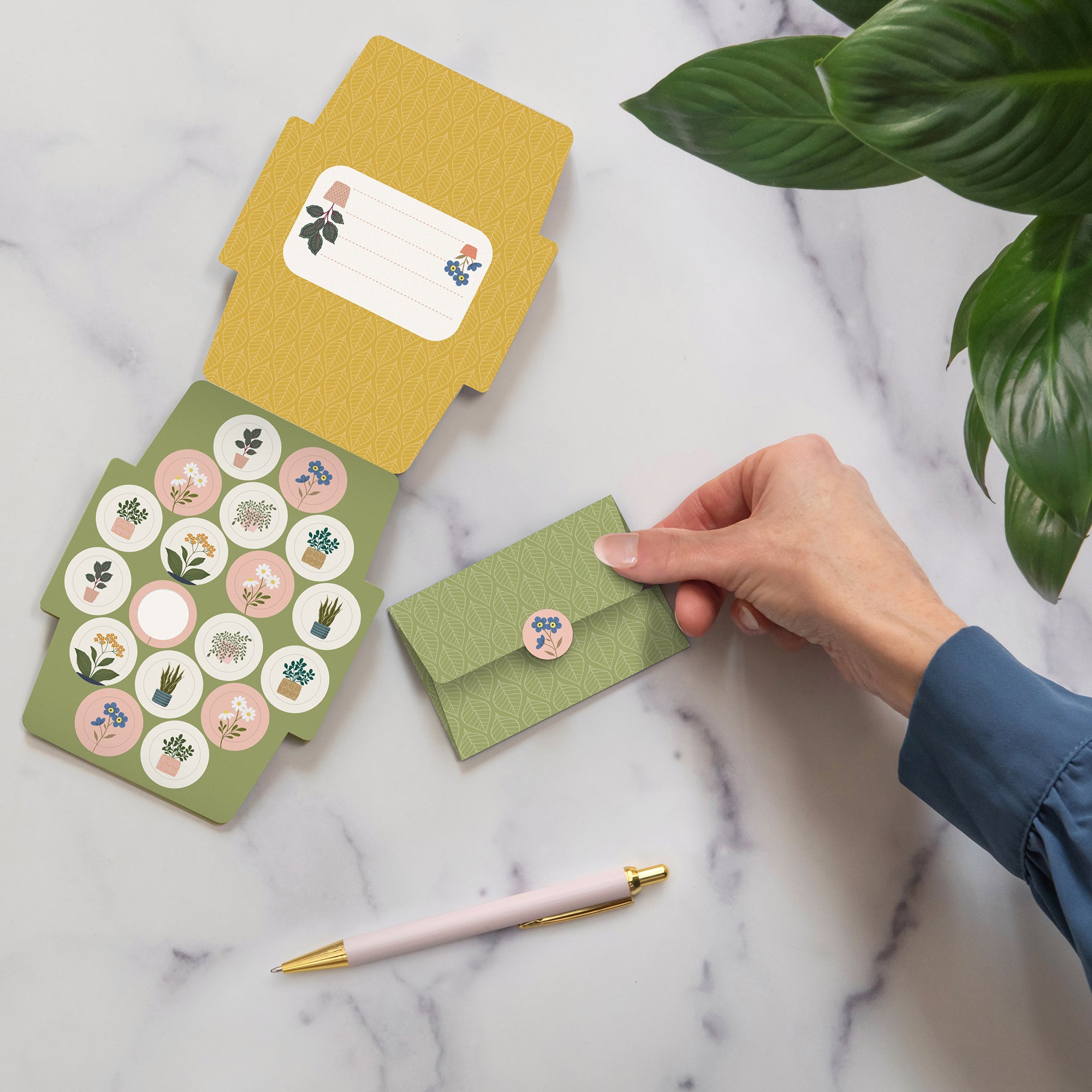 Plant Lover Mini Memo with Stickers – Studio Oh!