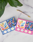 Kaleidoscope Garden Mini Note Card Set with Stickers