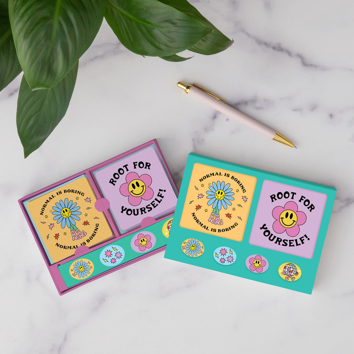 Be the Sunshine Mini Note Card Set with Stickers