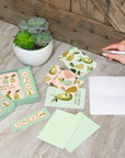 Au Pears Note Card Set with Stickers