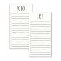 Rae Dunn TO DO Two-Pack List Pad Set
