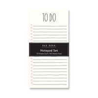 Rae Dunn TO DO Two-Pack List Pad Set