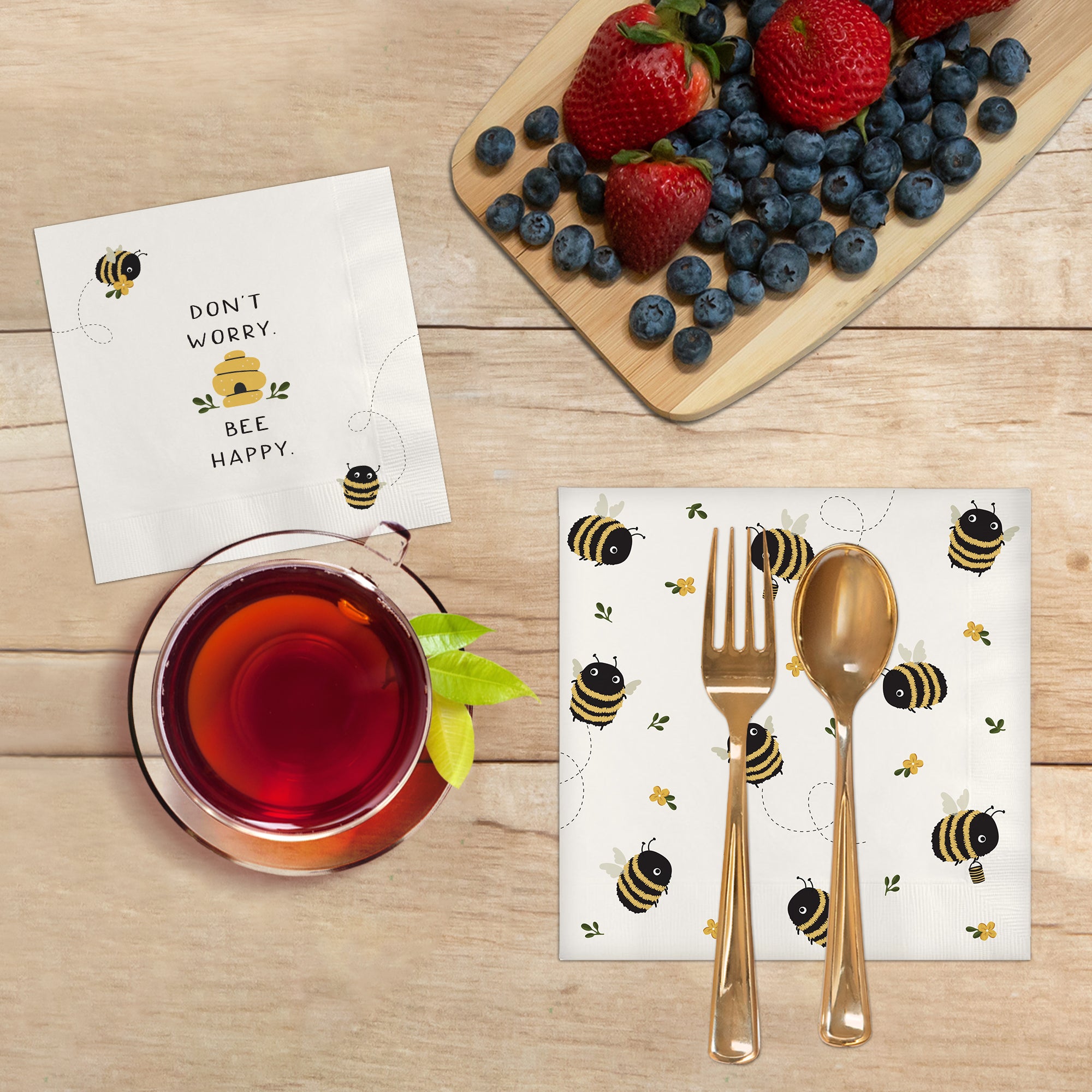 Buzzy Bees Beverage Napkin