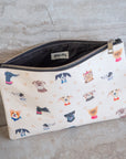 Doggone Cute Large Zippered Pouch