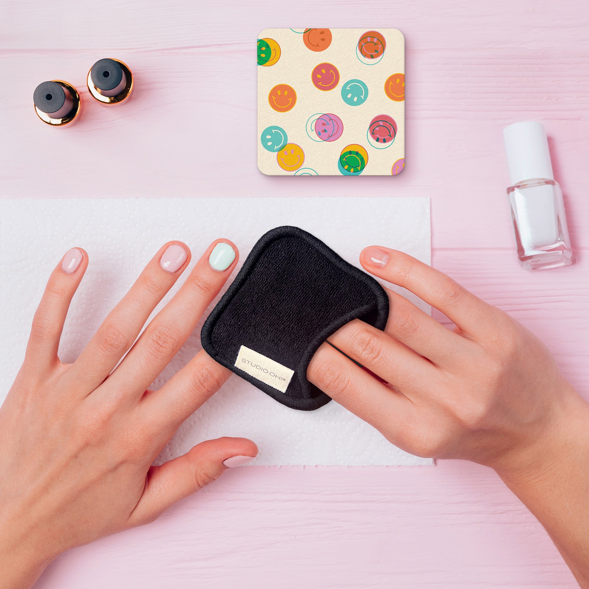 Happy Vibes Reusable Nail Polish Remover Kit – Studio Oh!