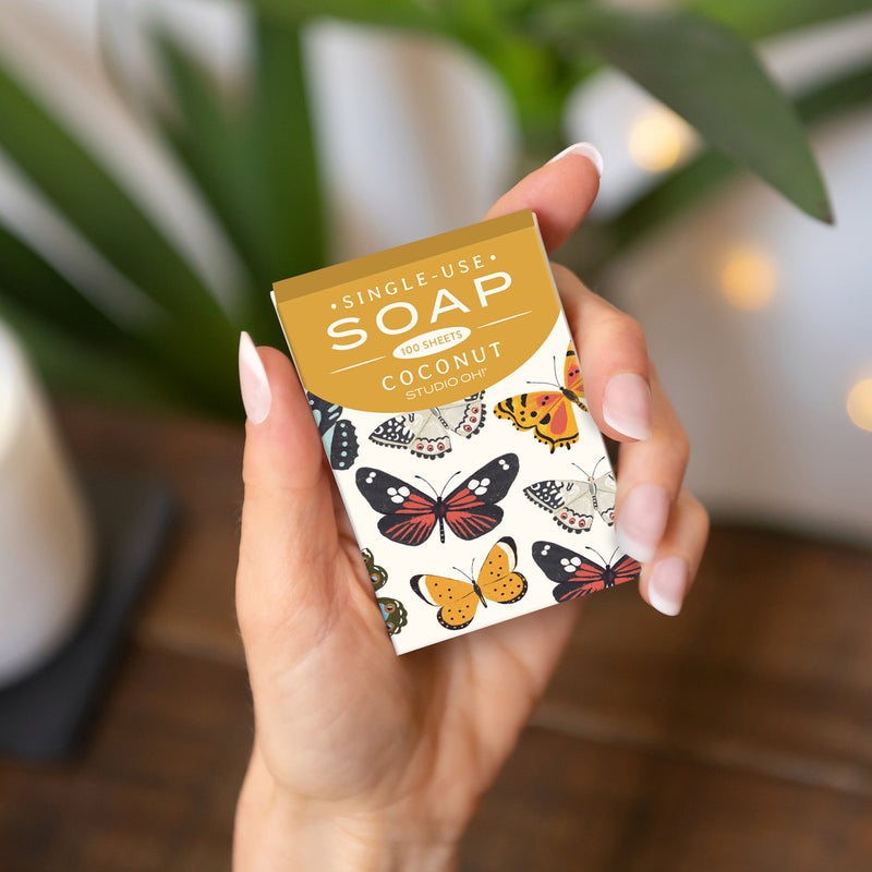 Grow Evolve Transform Single-Use Soap Sheets
