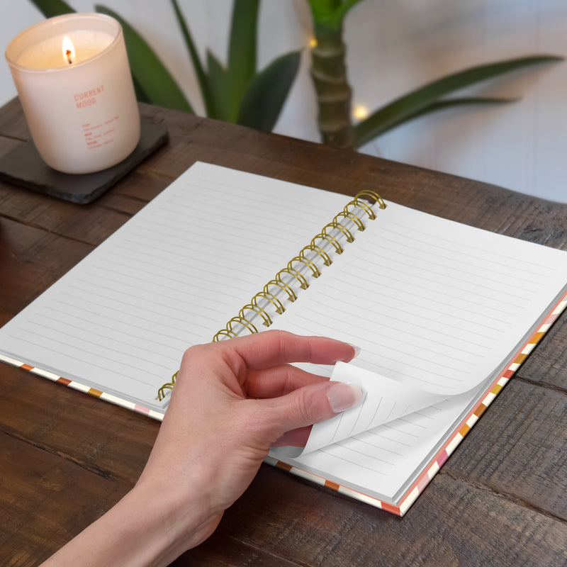 Retro Sunshine Medium Spiral Notebook
