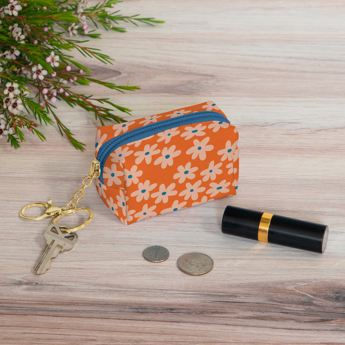 Forget Me Not Keychain Pouch — Lost Objects, Found Treasures