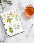 Green Vibes Only Edith Notebook