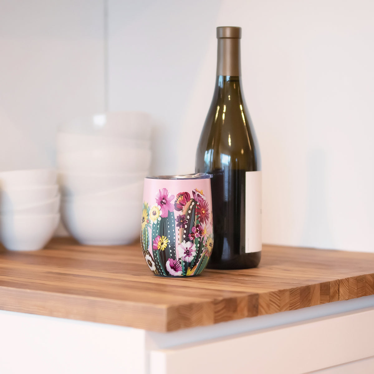 Desert Blossoms (Pink) Stemless Tumbler